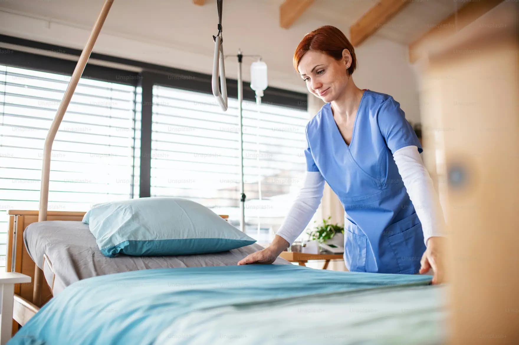 Nurse providing care at Shehernaz Medical Centre