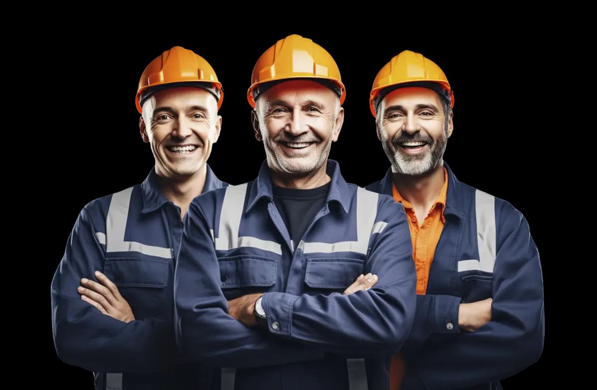 Forbes Marshall team members in safety gear