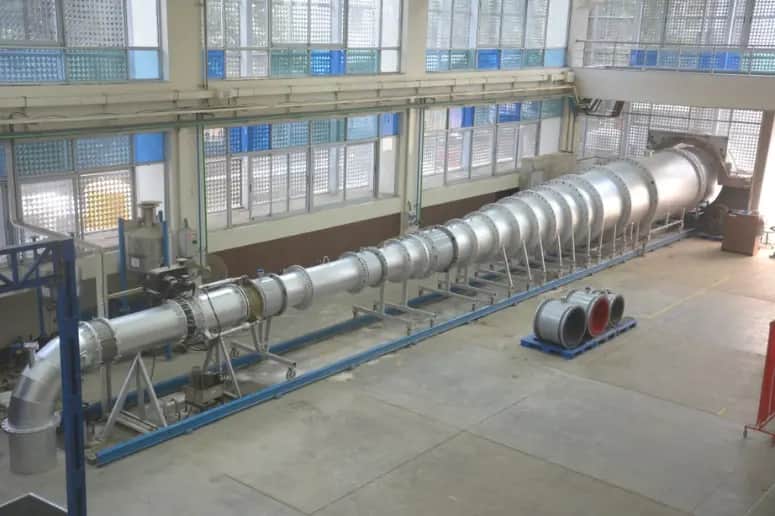 Krohne Marshall flowmeter calibration rig